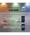 5 stuks E27 5W Wifi LED-lamp - G45, Tuya/Smart Life, werkt met Google Home