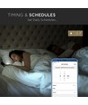 5 stuks E27 5W Wifi LED-lamp - G45, Tuya/Smart Life, werkt met Google Home