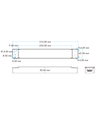 150W / 24V DC dimbare rWave voeding - 6,25A, RF, push-dim