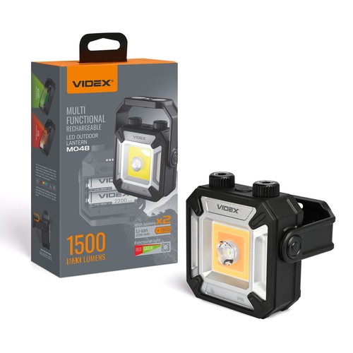 10W multifunctionele LED lantaarn en zaklamp - 1500lm, IP66, magnetisch, USB-C, powerbank, buiten en camping