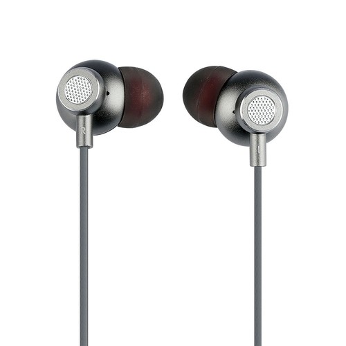 Grijze hoofdtelefoon met draad - 3.5mm jackplug, IP20