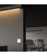 4-zone WiFi/WLAN touch panel voor LED strips - 12V/24V, wit, 86x86mm, voor single color en CCT