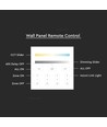 4-zone WiFi/WLAN touch panel voor LED strips - 12V/24V, wit, 86x86mm, voor single color en CCT