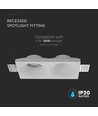 VT-11012 lamp - 2xGU10, Run, wit