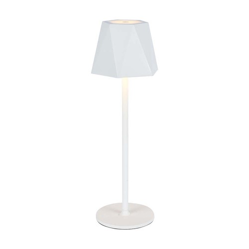 1,5W oplaadbare LED tafellamp, 5V - Wit, 4-staps dimbaar, incl. USB-C kabel
