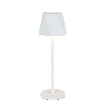 1,5W oplaadbare LED tafellamp, 5V - Wit, 4-staps dimbaar, incl. USB-C kabel