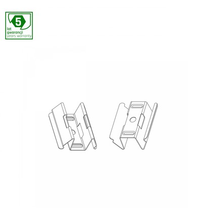 Montagebeugel voor kantoorlamp - 2 stuks, Spectrum 60cm 120cm 150cm