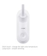 6W LED dimbare bureaulamp met klem - Helsinki, 370lm, 3-staps CCT, wit, 120° stralingshoek