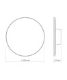 DOME wandlamp 18W - CCT, IP65, wit