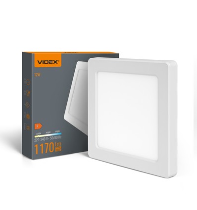 12W LED inbouwpanel / plafondlamp - 1170lm, 3CCT, 16,7x16,7cm, witte rand, voor inbouw of opbouw