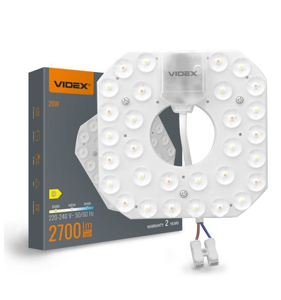 20W LED module met magneet - 3CCT, 120°, IP20, voor plafondlampen, vervangbare lichtbron