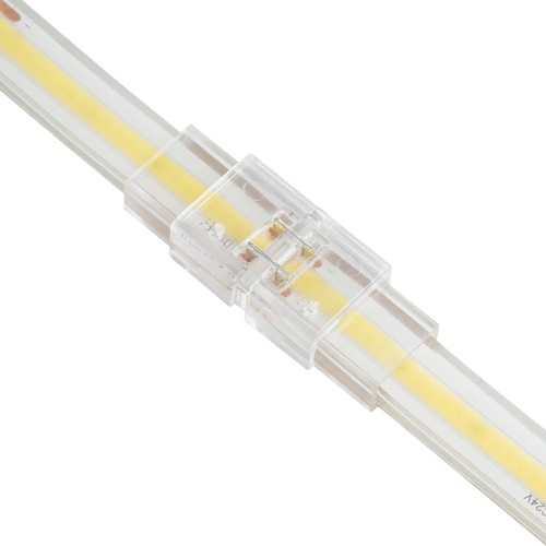 Waterdichte connector voor LED strip - 8mm, enkelkleurig, IP68, 5V-24V, voor SMD en COB