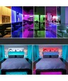 5 meter 12W/m RGB+WW LED-strip - 24V DC, IP65, 60 LED's per meter