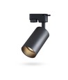 Dim to warm GU10 railsport - Inclusief 6W Dimtowarm lamp, Zwart, 1-fase, 1F2W