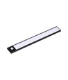60cm 2,5W LED kastverlichting met sensor - Zwart, 3000K, oplaadbaar, PIR sensor, 5V USB