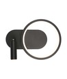 14W Designer LED wandlamp - Zwart, 1500lm, 25x10x18 cm, incl. lichtbron