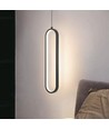 13W designer LED plafondlamp - 1500lm, zwart metaal, warm wit, incl. lichtbron