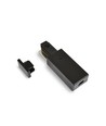 2m rails voor railspots - 1-fase, zwart, 1F2W