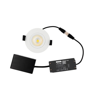 HiluX DS8 Tilt360 - Shelly Slimme LED Inbouwspot, RA95, 2200-6500K, Wit