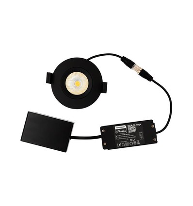 HiluX DS8 Tilt360 - Shelly Smart LED Inbouwspot, RA95, 2200-6500K, Zwart