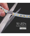 5m 8W/m LED strip, 126 LED per meter - 24V, IP20, 137lm/W, 4000K, SMD2835