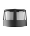 10W Ronde CCT wandlamp - IP65, zwart, 360°, 3-in-1 CCT