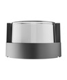 10W buitenwandlamp, CCT - 3 lichtkleuren, asymmetrisch licht, IP65, zwart
