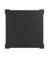 10W Verto Square Cup wandlamp, CCT - 1200lm, IP65, zwart, vierkant, asymmetrisch licht, binnen / buiten