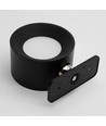 4,5W Oplaadbare wandlamp CCT - IP20, rond, mat zwart, 360° draaibaar, incl. lichtbron en afstandsbediening