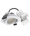 7W Inbouwspot RA96, DimToWarm+CCT, Dimbaar - Gat: Ø6,8 cm, Afm: Ø8,3 cm, Witte rand