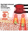 Lichttherapie-bandage voor knie, elleboog enz. - Infrarood, 10W, met batterij