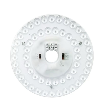 Ø17 cm / 24/18/12W LED-module met lenzen - Flikkervrij, instelbare CCT, vervangt G24, cirkelbuizen en compactlampen