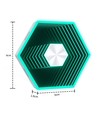 12 st. RGBIC Hexagon Infinity Wandlampen - Set