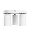 Ronde plafondlamp met 3 spots, GU10 - Wit, Ø22cm, IP20 binnen, zonder lichtbron