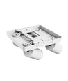 Plafondlamp met 2x2 spots, GU10 - Wit, IP20 binnen, zonder lichtbron