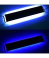 60-80 cm aquariumarmatuur - 18W LED, wit/blauw, verstelbaar