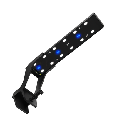 27,5 cm aquariumlamp - 10W LED, wit/blauw