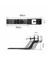 27,5 cm aquariumlamp - 10W LED, wit/blauw