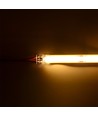 Connector voor 10mm COB LED strip - 10cm kabel, 2-pin, voor solderen