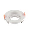 GU10 inbouwspot - Rond, wit, IP20, gat: Ø8,5 cm, afm: Ø10,2 cm, zonder lichtbron
