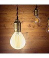 E14 4W LED filament lamp - P45, helder, warm wit, 400lm