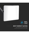 50W LED-breedstraler - CCT, 3 lichtkleuren, mat, werklamp, buiten