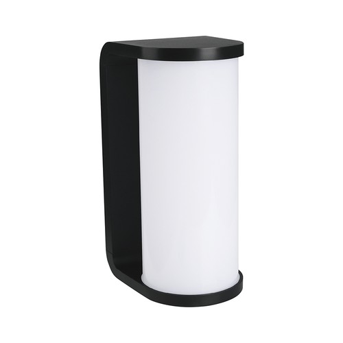 12W CCT LED wandlamp - IP65, zwart, 3-in-1 kleurwissel, 1760lm, incl. lichtbron