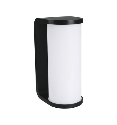 12W CCT LED wandlamp - IP65, zwart, 3-in-1 kleurwissel, 1760lm, incl. lichtbron