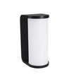 12W CCT LED wandlamp - IP65, zwart, 3-in-1 kleurwissel, 1760lm, incl. lichtbron
