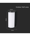 12W CCT LED wandlamp - IP65, zwart, 3-in-1 kleurwissel, 1760lm, incl. lichtbron