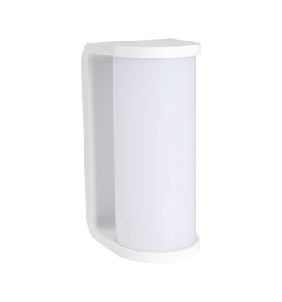 12W moderne wandlamp, 140lm/W - IP65, wit, dimbaar, CCT, incl. lichtbron
