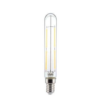 E14 4W LED-lamp - T20, kooldraad, helder glas