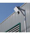 10W LED-breedstraler met sensor - 120lm/W, zwart, IP65 buiten