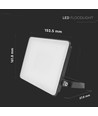 20W LED breedstraler met fast connector - 120lm/W, IP65, zwart, 5 jaar garantie, buiten